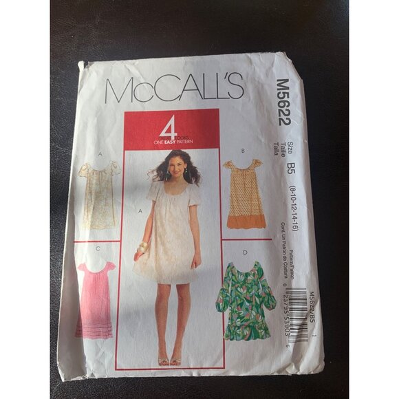 McCall's Misses Dress Sewing Pattern Sz 8 - 16 M5622 - Uncut - Picture 1 of 10